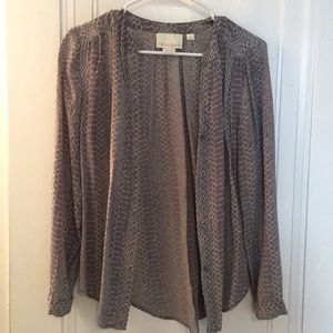 Cynthia Rocket 100% silk blouse